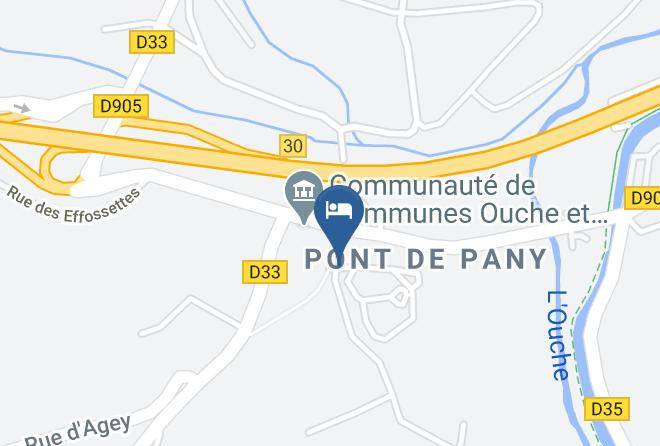 Domaine De Pont De Pany Map