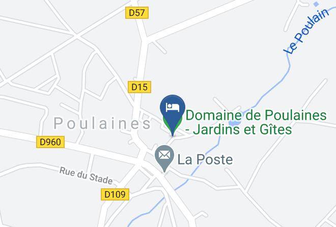 Indre - Domaine De Poulaines Jardins Et Gites Maps