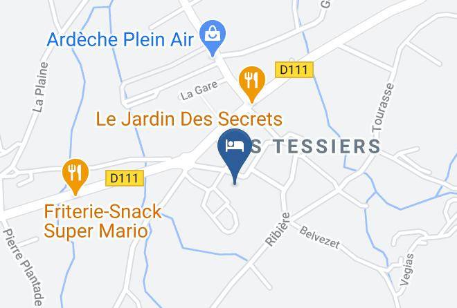 Ardeche - Domaine De Ribiere Maps