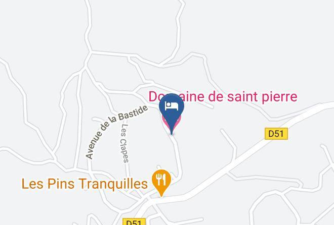 Var - Domaine De Saint Pierre Maps