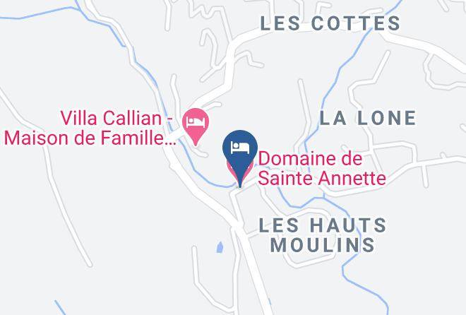 Var - Domaine De Sainte Annette Maps