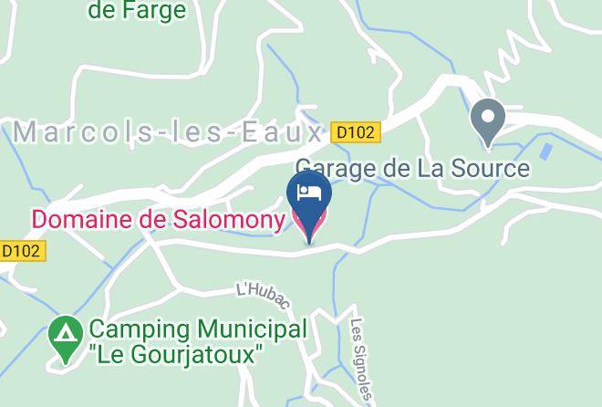 Ardeche - Domaine De Salomony Maps