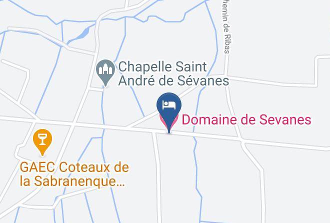 Domaine De Sevanes Map