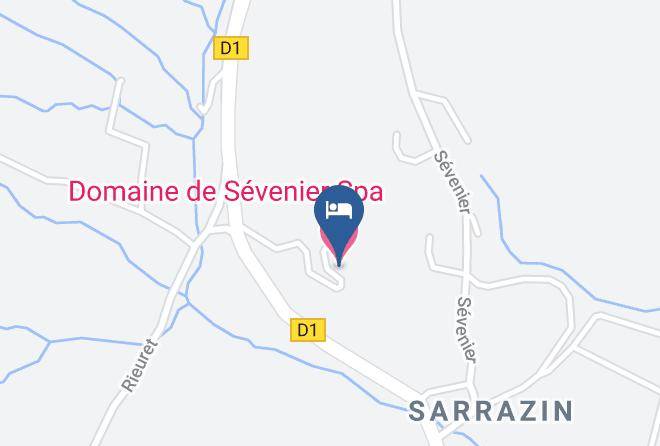 Ardeche - Domaine De Sevenier Spa Maps
