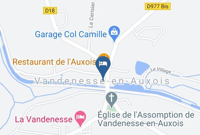 Cote D Or - Domaine De Vandenesse Et Spa Maps