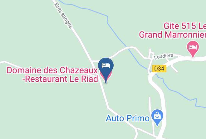 Cantal - Domaine Des Chazeaux Restaurant Le Riad Maps