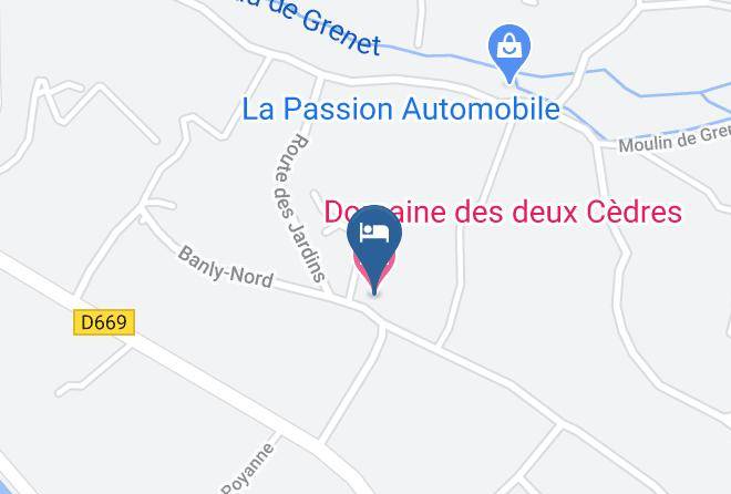 Domaine Des Deux Cedres Map