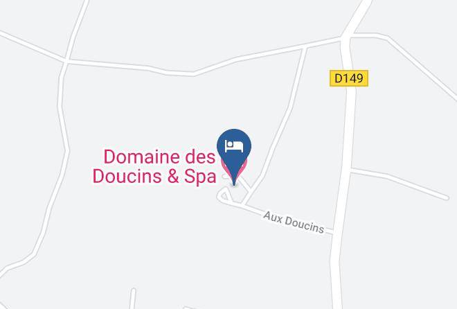 Domaine Des Doucins & Spa Map