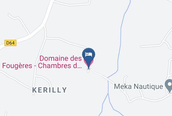 Finistere - Domaine Des Fougeres Chambres D'hotes A Locquirec Maps
