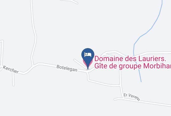 Morbihan - Domaine Des Lauriers Gite De Groupe Morbihan Maps