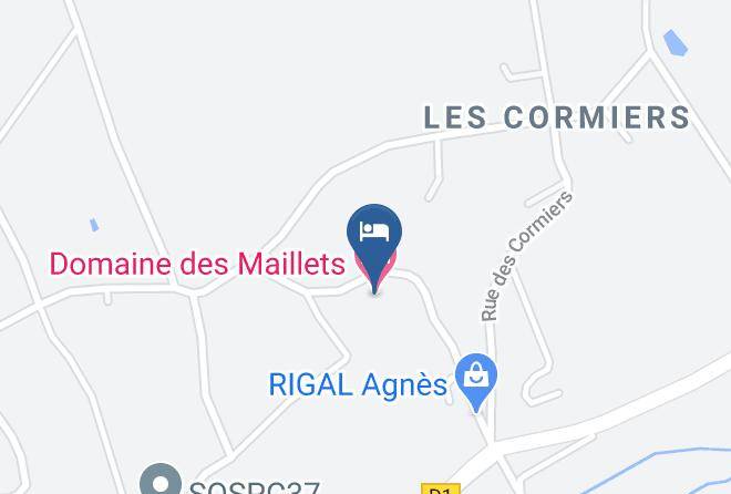 Indre Et Loire - Domaine Des Maillets Maps