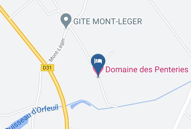 Indre Et Loire - Domaine Des Penteries Maps
