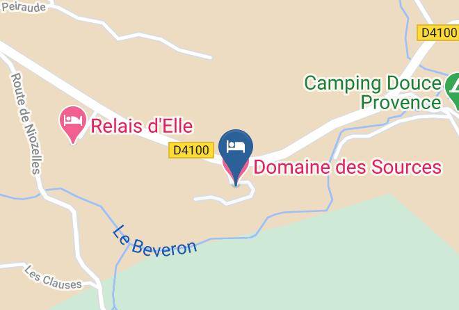 Alpes De Haute Provence - Domaine Des Sources Maps