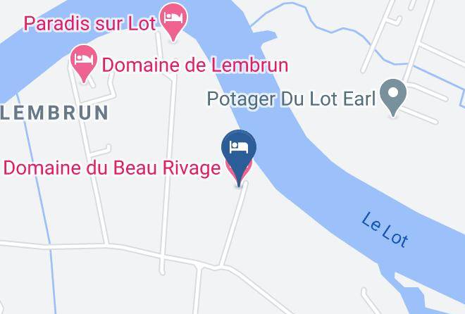 Lot Et Garonne - Domaine Du Beau Rivage Maps
