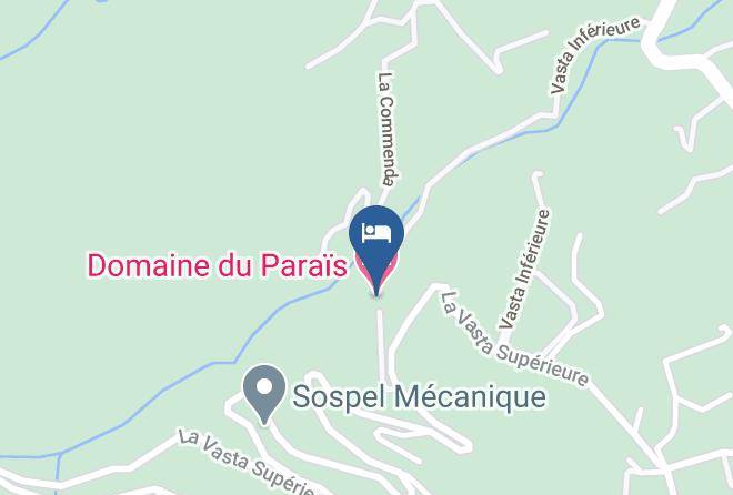 Maritime Alps - Domaine Du Parais Maps