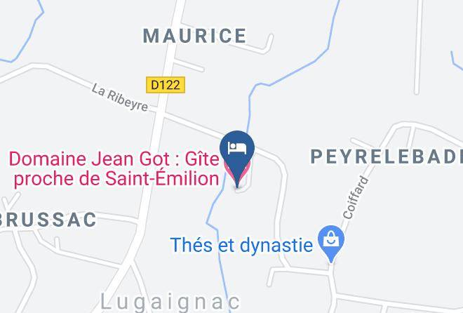 Gironde - Domaine Jean Got Gite Proche De Saint Emilion Maps