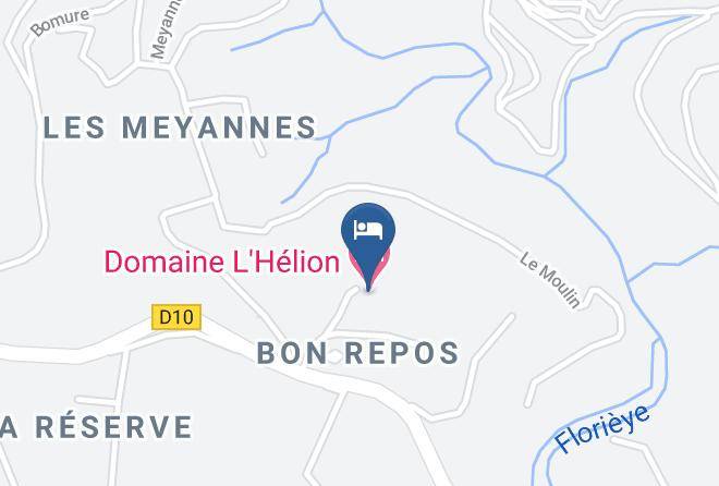 Var - Domaine L'helion Maps