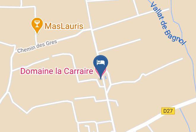 Vaucluse - Domaine La Carraire Maps