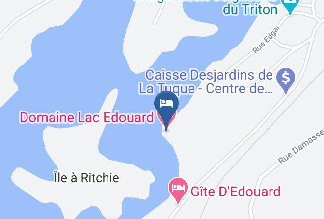 La Tuque - Domaine Lac Edouard Maps
