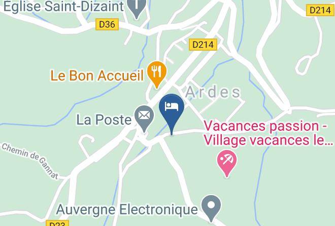 Puy De Dome - Domaine Le Baron Maps