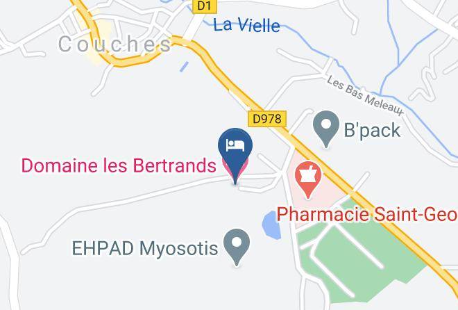 Saone Et Loire - Domaine Les Bertrands Maps