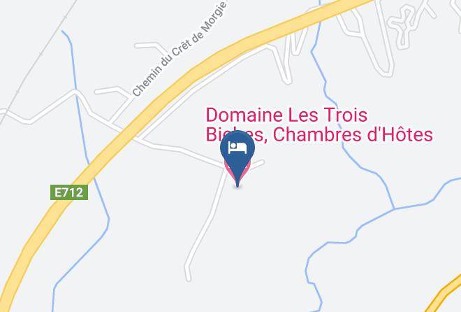 Haute Savoie - Domaine Les Trois Biches Chambres D'hotes Maps