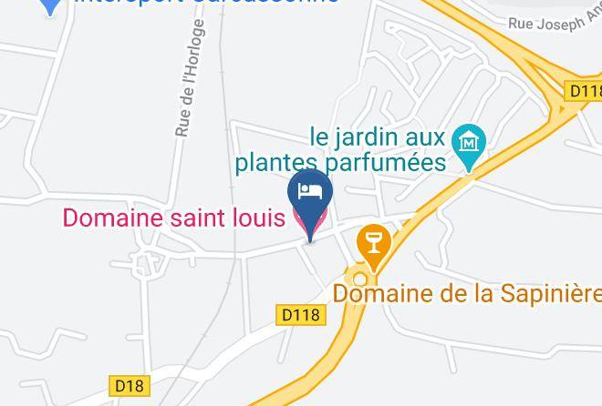 Aude - Domaine Saint Louis Maps