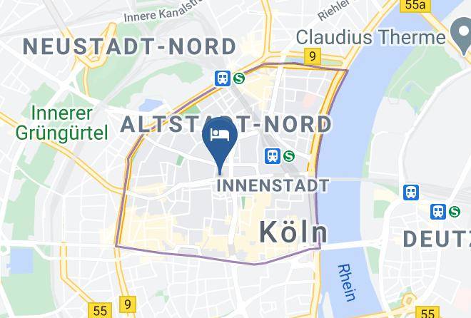 Cologne - Dom Hotel Am Romerbrunnen Maps