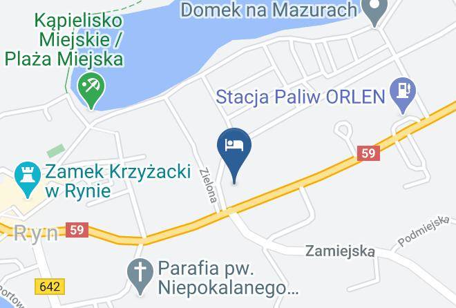Gizycki - Domek Caloroczny W Rynie Maps