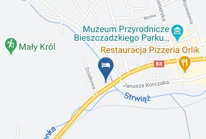 Bieszczadynty - Domek Marcow Maps