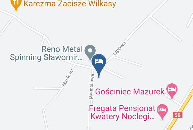 Gizycki - Domek U Florkow Maps