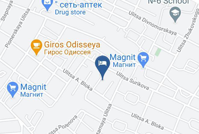 Gelendzhik - Domik Akhmatovoy Maps