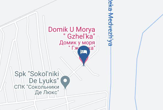 Domik U Morya Gzhel'ka Map