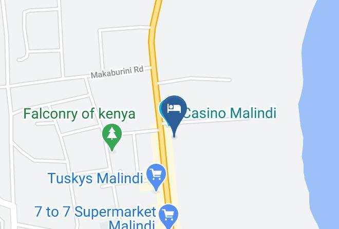 Kilifi - Domina Palm Tree Club Maps