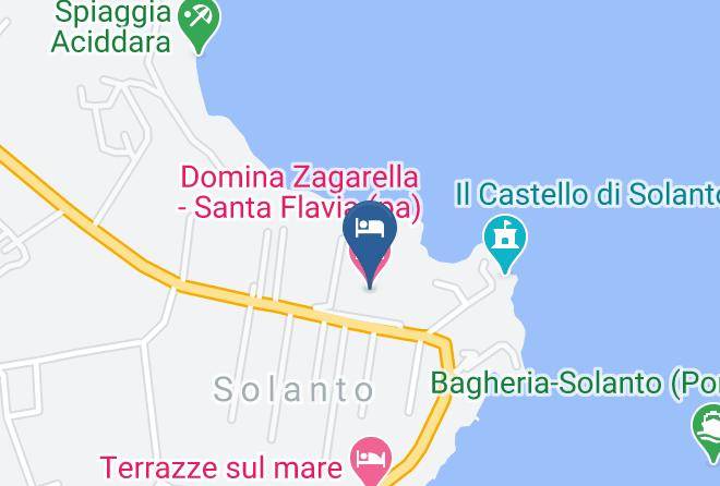 Palermo - Domina Zagarella Santa Flavia Maps