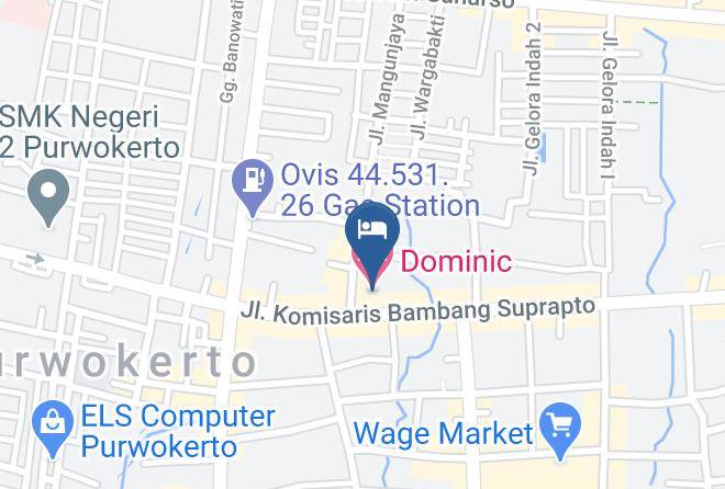 Banyumas Regency - Dominic Hotel Maps