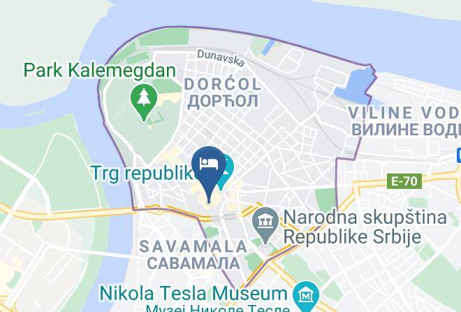 Belgrade City - Dominic Smart Luxury Suites Republic Square Maps