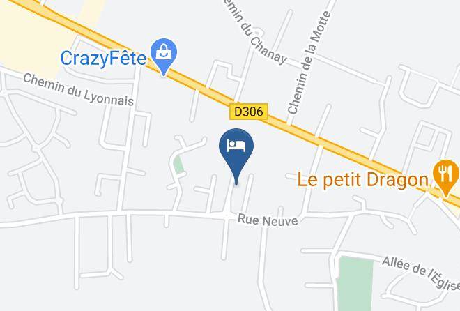 Rhone - Dominique Loreau Chambres Dhotes Le Jardin Des Roses Maps