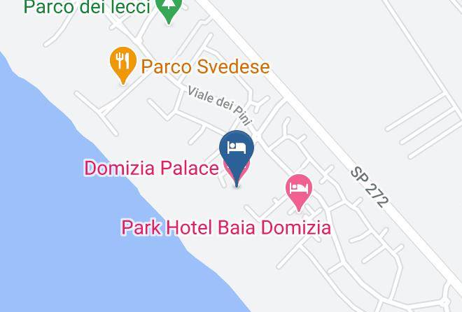 Caserta - Domizia Palace Hotel Maps