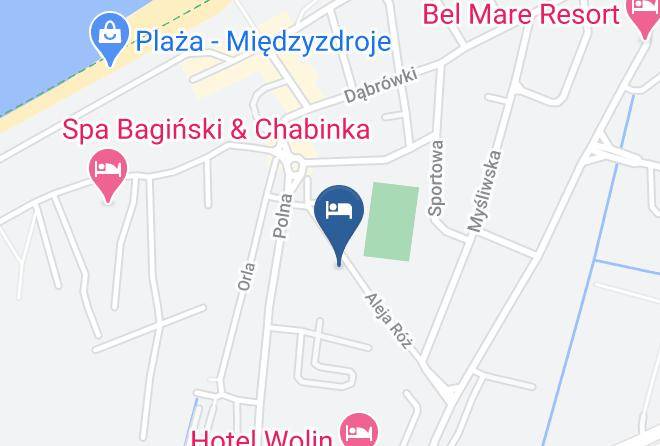 Kamienski - Domki Aleja Roz Noclegi Domki Miedzyzdroje Maps