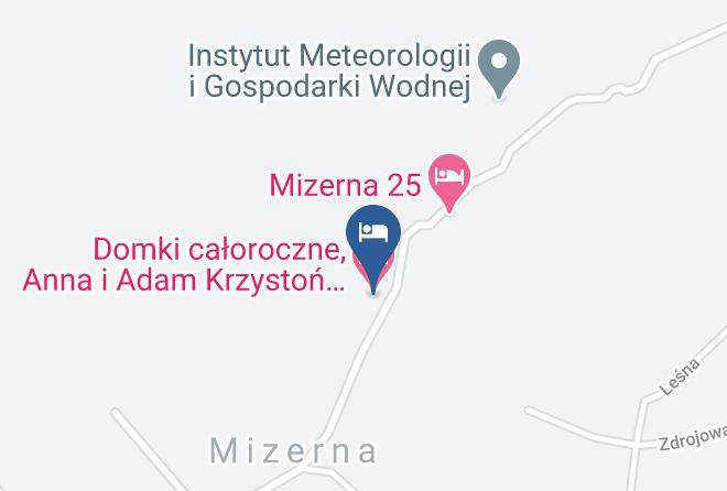 Nowotarski - Domki Caloroczne Anna I Adam Krzyston Mizerna 31 Maps