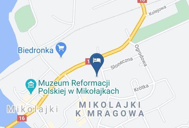 Mragowski - Domki Ewa Maps
