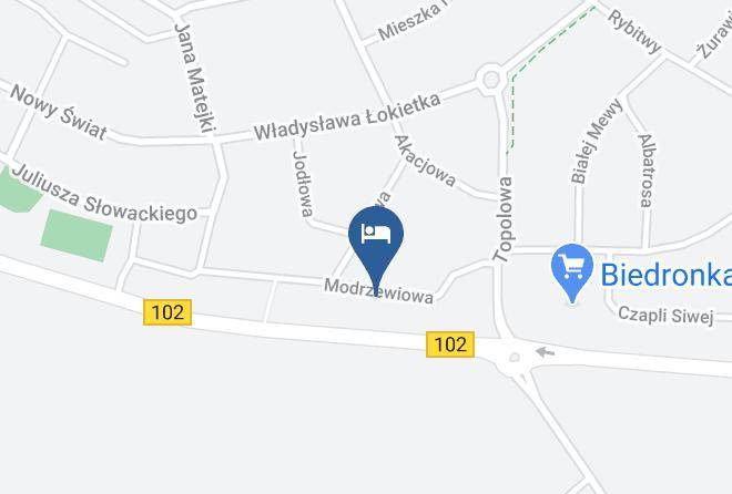 Gryficki - Domki Letniskowe Modrzew Maps
