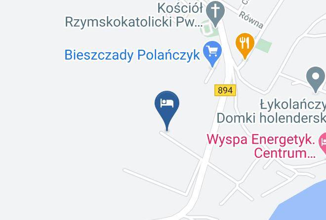 Leskonty - Domki Letniskowe U Mamy Bieszczadzkie Miody Maps