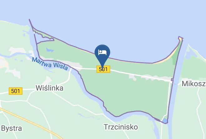 Gdansk - Domki Nasza Wyspa Maps