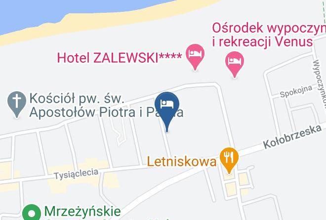 Domki Promyk Mrzezyno Blisko Morza Map