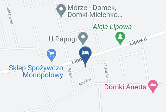Domki Wczasowe Anna Mielenko Map
