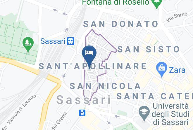 Sassari - Domoruja Maps