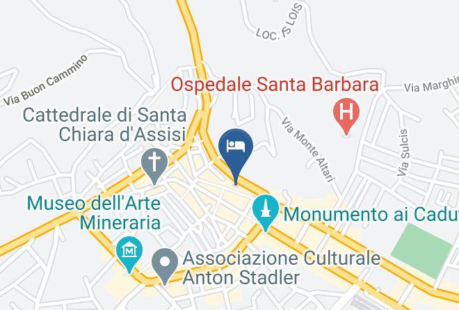Province Of South Sardinia - Domos La Corte Ghibellina Maps