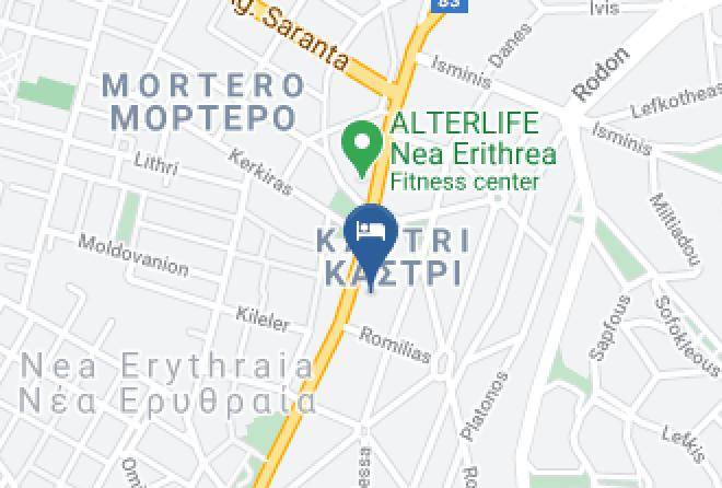 North Athens - Domotel Kastri Hotel Maps